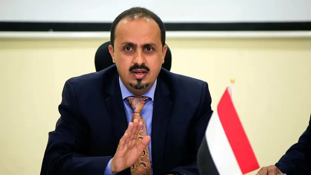 وزير الاعلام: مساعي المبعوث الأممي لانقاذ الحوثي لاتخدم السلام