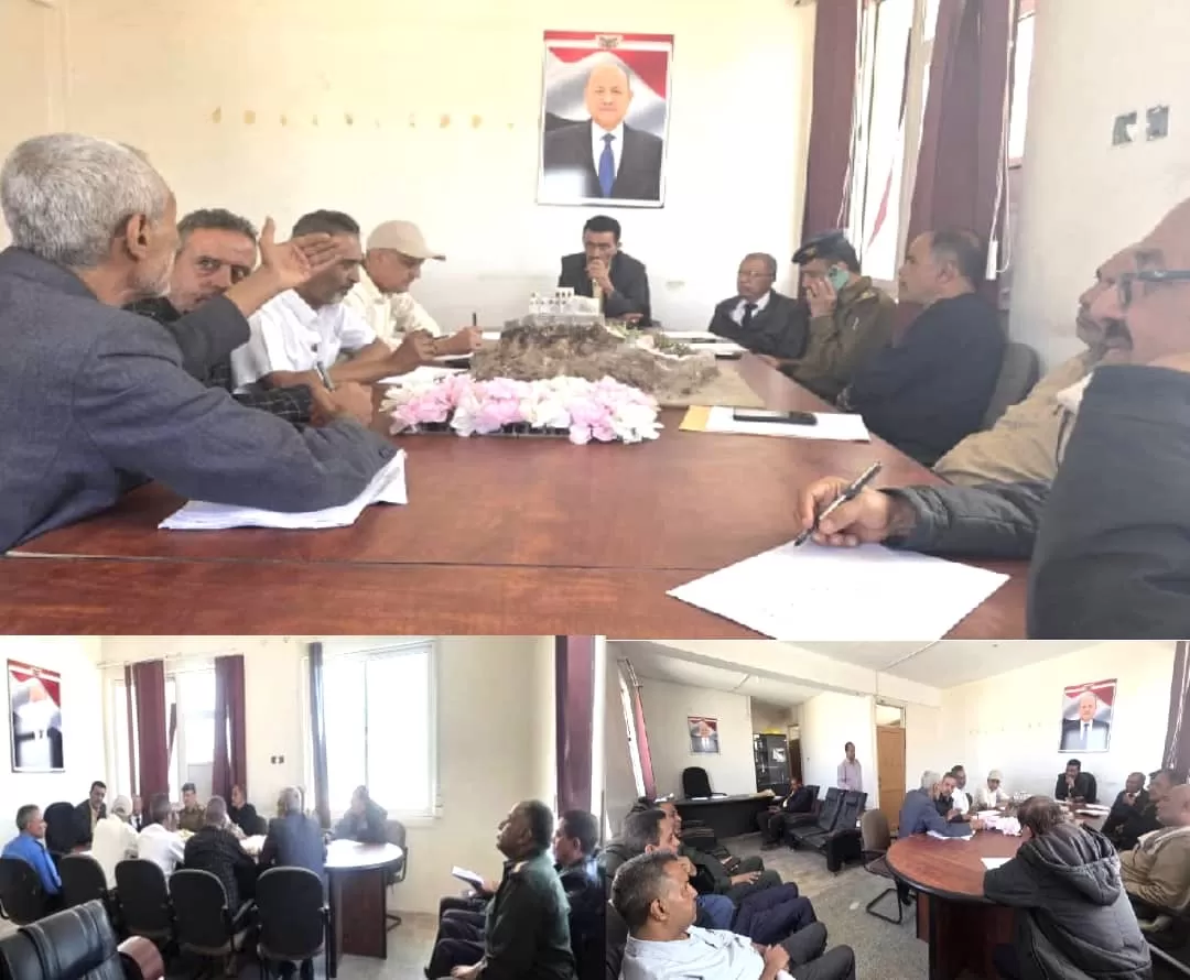 خلال ترؤسه اجتماع (المشمر ) لا تهاون مع التحصيلات غير القانونية ومخالفات البناء